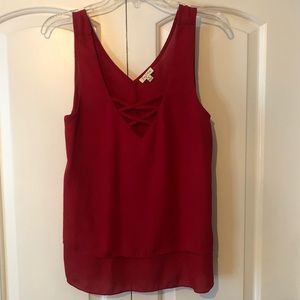 Lily White Tank Top